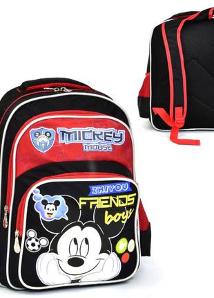 Шкільний рюкзак Міккі Маус чорний MIC (N00199)