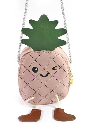 Сумка дитяча Lesko A5021 Pineapple Рожевий (6831-23441)