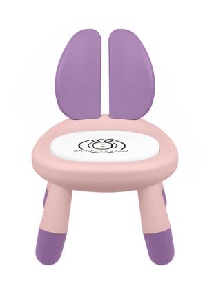 Дитячий стілець-табуретка Bestbaby BS-27 Rabbit Рожевий