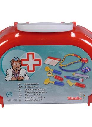 Іграшковий набір Simba Валізка лікаря 10 предметів (5549757)