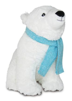 М'яка іграшка Aurora Ведмідь полярний з шарфом 25 см (151214A)
