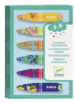 Набір DJECO Воскові олівці 6 кольорів (DJ09006)