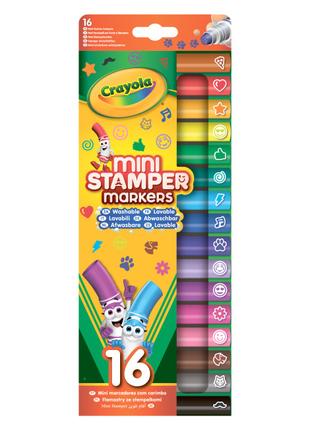 Набір міні-фломастерів Crayola зі штампами (58-8741)