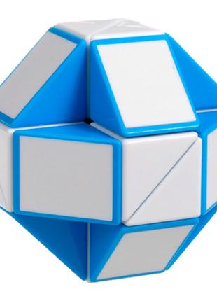 Головоломка Smart Cube Змійка біло блакитна в коробці стандарт...