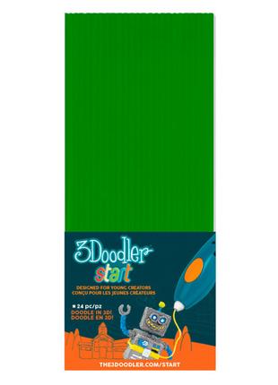 Набір стрижнів для 3D-ручки 3Doodler Start Зелений (3DS-ECO07-...
