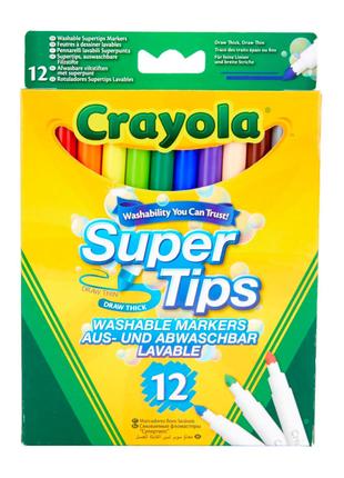 Набір фломастерів Crayola Supertips 12 шт (7509)