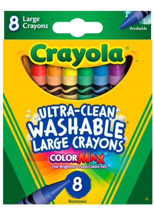 Набір воскової крейди Crayola ultra clean washable 8 шт (25631...