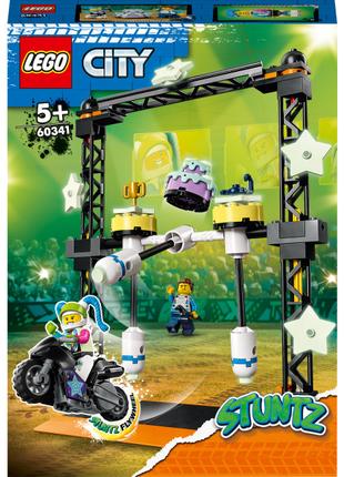 Конструктор LEGO City Каскадерське завдання «Нокдаун» (60341)