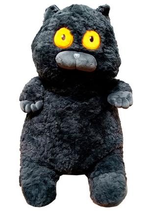 М'яка іграшка Shantou Jinxing Товстий кіт темно-сірий 60 см (K...