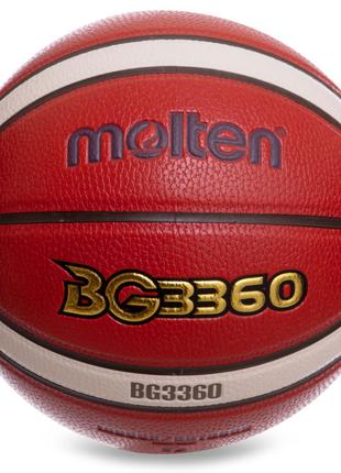 М'яч баскетбольний MOLTEN B7G3360 №7 PU Помаранчевий