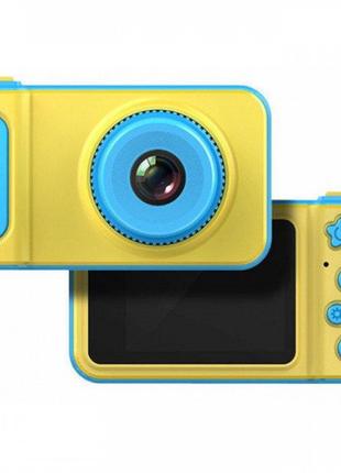 Дитячий фотоапарат Smart Kids Camera V7 Жовтий з блакитним (119)