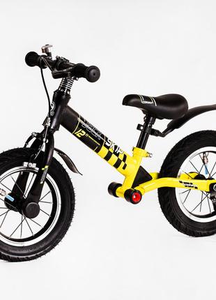 Велобіг дитячий Corso Skip Jack 12" Yellow and black (119241)