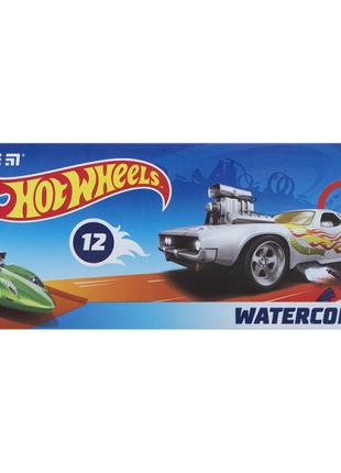 Фарби акварельні Kite Hot Wheels 12 кольорів (HW21-041)