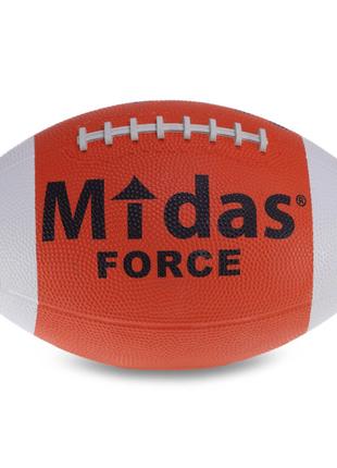 М'яч для американського футболу Midas force FB-3715 №9 Помаран...