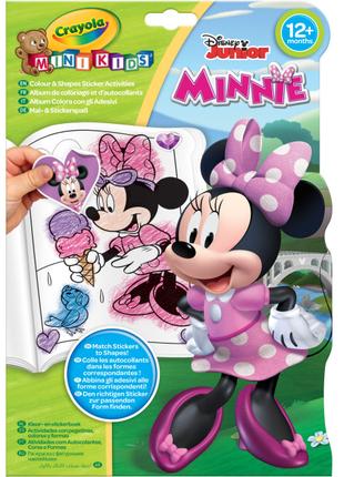 Розмальовка Crayola Mini Kids Minnie Mouse зі стікерами (25639...