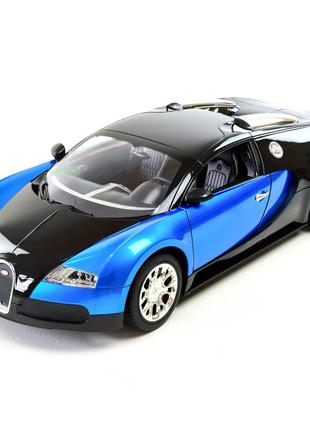 Автомодель MZ Bugatti Veyron на радіокеруванні синьо-чорна 1:1...