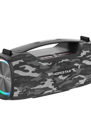Bluetooth колонка Hopestar A6 Pro - камуфляж сірий