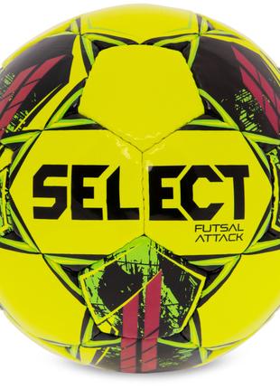М'яч для футзалу SELECT FUTSAL ATTACK V22 №4 Жовто-рожевий