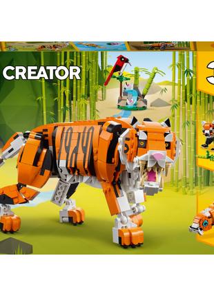 Конструктор LEGO Creator 3 v 1 Величний тигр (31129)