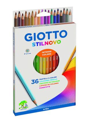 Олівці кольорові Fila Giotto Stilnovo 36 кольорів (25670000)