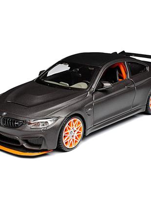 Автомодель Maisto Special edition BMW M4 GTS сірий металік 1:2...