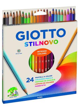 Олівці кольорові Fila Giotto Stilnovo 24 кольори (25660000)