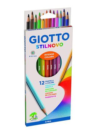 Олівці кольорові Fila Giotto Stilnovo 12 кольорів (25650000)