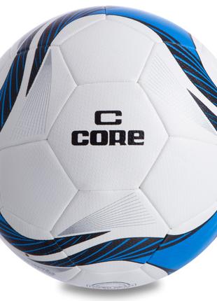 М'яч футбольний planeta-sport №5 PU HIBRED CORE SUPER CR-013 Б...
