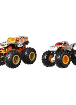 Ігровий набір Hot Wheels Monster Trucks HW Safari vs Wild Stre...