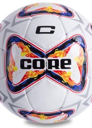 М'яч футбольний planeta-sport №5 PU CORE PREMIER CR-047 Білий ...