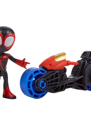 Ігровий набір Marvel Spidey and his amazing friends Мотоцикл М...