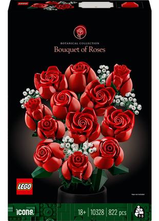 Конструктор LEGO Icons Букет троянд (10328)