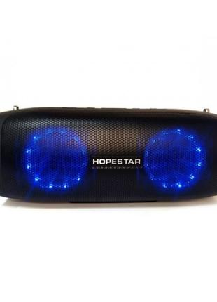 Потужна портативна Bluetooth колонка Hopestar A6 Party Black