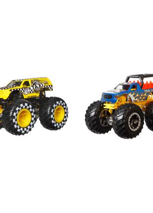 Ігровий набір Hot Wheels Monster Trucks Haul Y'all vs Taxi (FY...