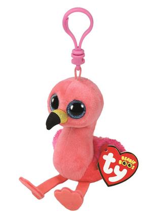 М'яка іграшка-брелок TY Beanie Boo's Рожевий фламінго Гільда 1...