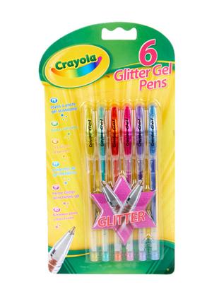 Набір гелевих ручок Crayola 6 шт (256253.024)