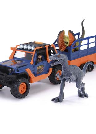 Ігровий набір Dickie Toys Наглядач динозаврів Джип (3837024)