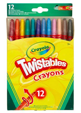 Набір воскової крейди Crayola Твіст 12 шт (256319.024)