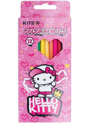 ​Кольорові олівці Kite Hello Kitty 12 шт (HK21-051)