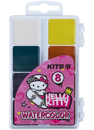 Фарби акварельні Kite Hello Kitty 8 кольорів (HK21-065)