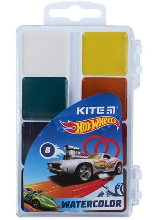 Фарби акварельні Kite Hot Wheels 8 кольорів (HW21-065)