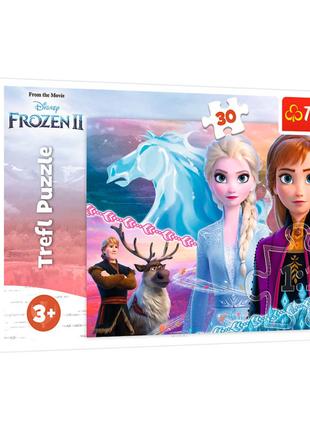 Пазл Trefl Frozen 2 Відважні сестри 30 елементів (18253)