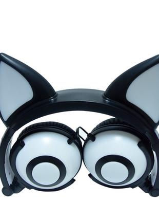 Навушники SUNROZ LINX Bear Ear Headphone з вушками Лисички LED...