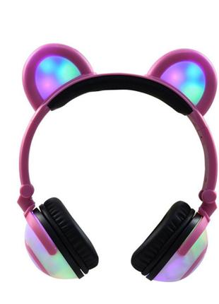 Навушники LINX Bear Ear Headphone з ведмежими вушками LED підс...