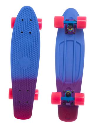 Скейтборд Пенні Penny SK-412-4 FDSO Блакитно-фіолетово-рожевий...
