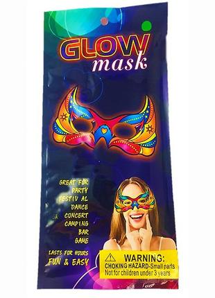 Неонова маска Glow Mask Маскарад MiC (GlowMask3)