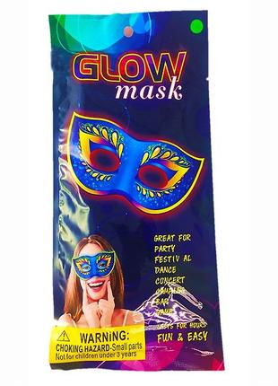 Неонова маска Glow Mask Маскарад MiC (GlowMask1)