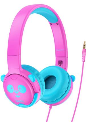 Навушники Hoco W31 Childrens Рожево-блакитний