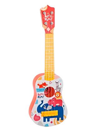 Музичний інструмент Shantou Jinxing Гітара Let`s play рожево-ж...