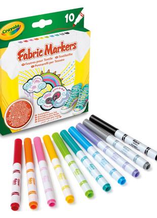 Фломастери для малювання на тканині Crayola